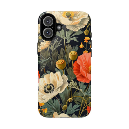 Floral Phone Case - Tough Cases with Vibrant Garden Design, Phone Accessory, Gift for Her, Spring Style, Nature Lover
