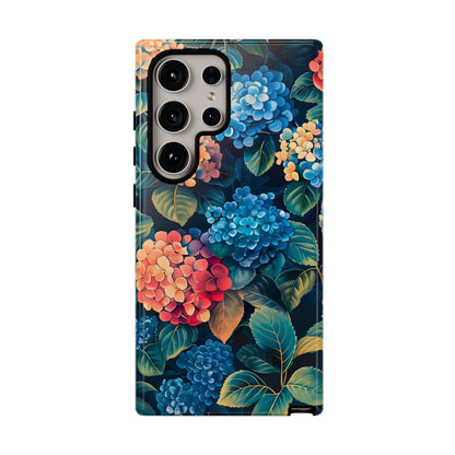 Floral Tough Phone Case, Durable Smartphone Cover, Flower Design, Gift for Her, Stylish Protection