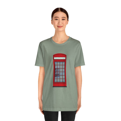 Unisex Jersey Short Sleeve Tee - British Public Telephone