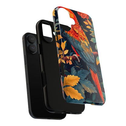 Vibrant Parrot Phone Case - Tough, Stylish, Nature-Inspired, Tropical, Wildlife, Perfect Gift, Summer Vibes