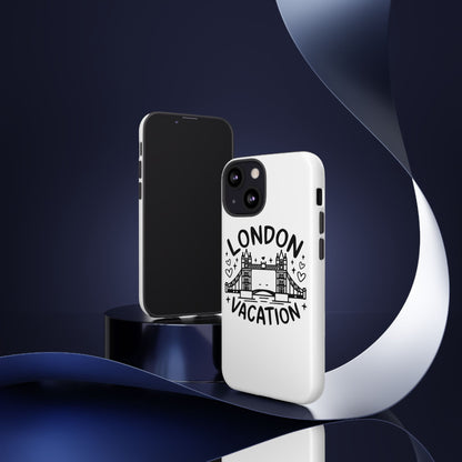 London Vacation Phone Case, Travel Accessories, Unique Gift, London Lover, Custom Phone Cover, Vacation Souvenir