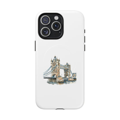 Tough Magnetic Phone Cases with Tower Bridge Design, Durable, Stylish, Unique Gift for Travelers, Perfect for Everyday Use