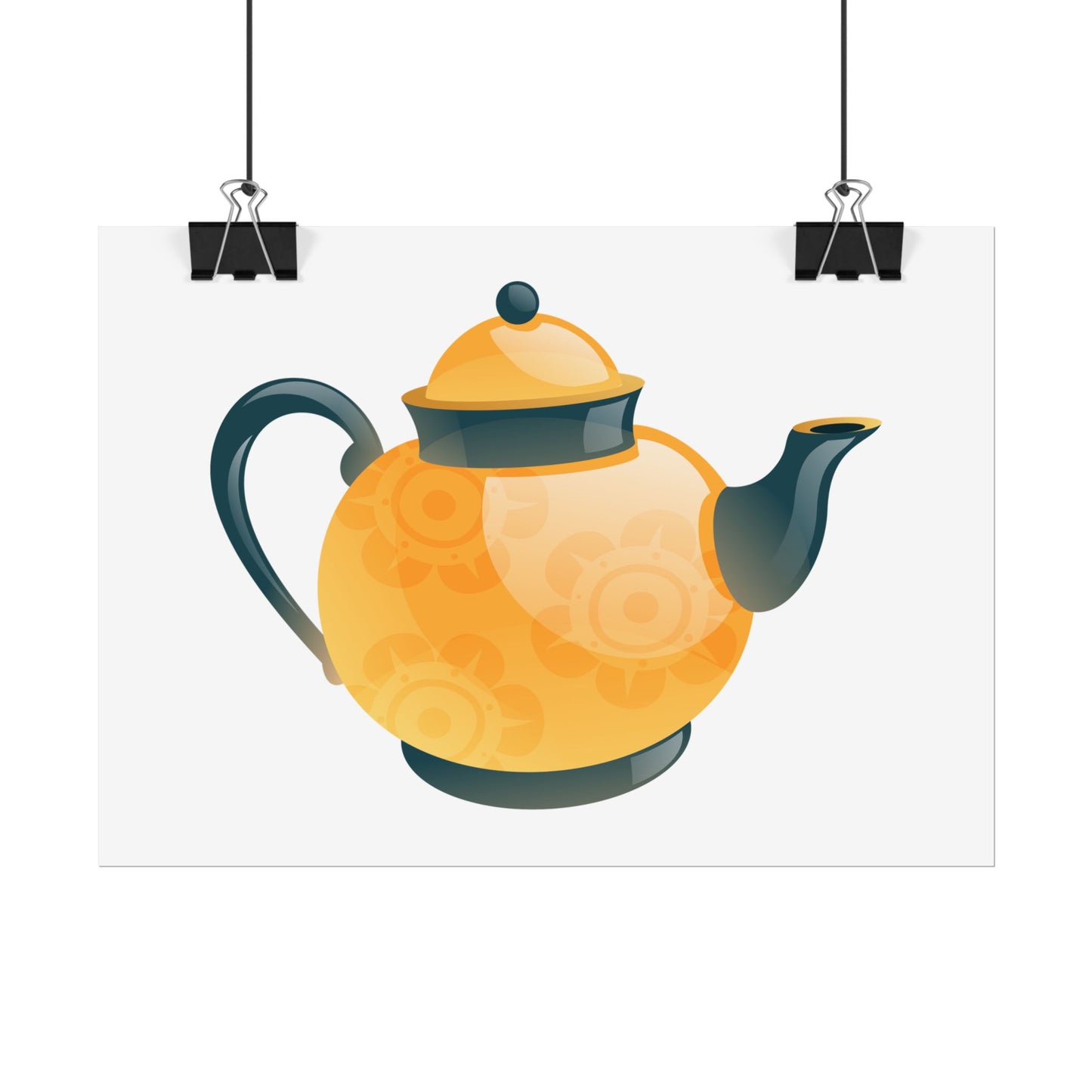 Vintage Tea Pot Rolled Posters