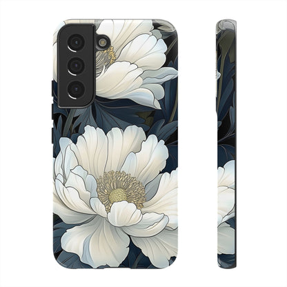 Elegant Floral Phone Case, Floral iPhone Cover, Flower Art Phone Case, Eco-Friendly Mobile Protection, Tough & Stylish Phone Case