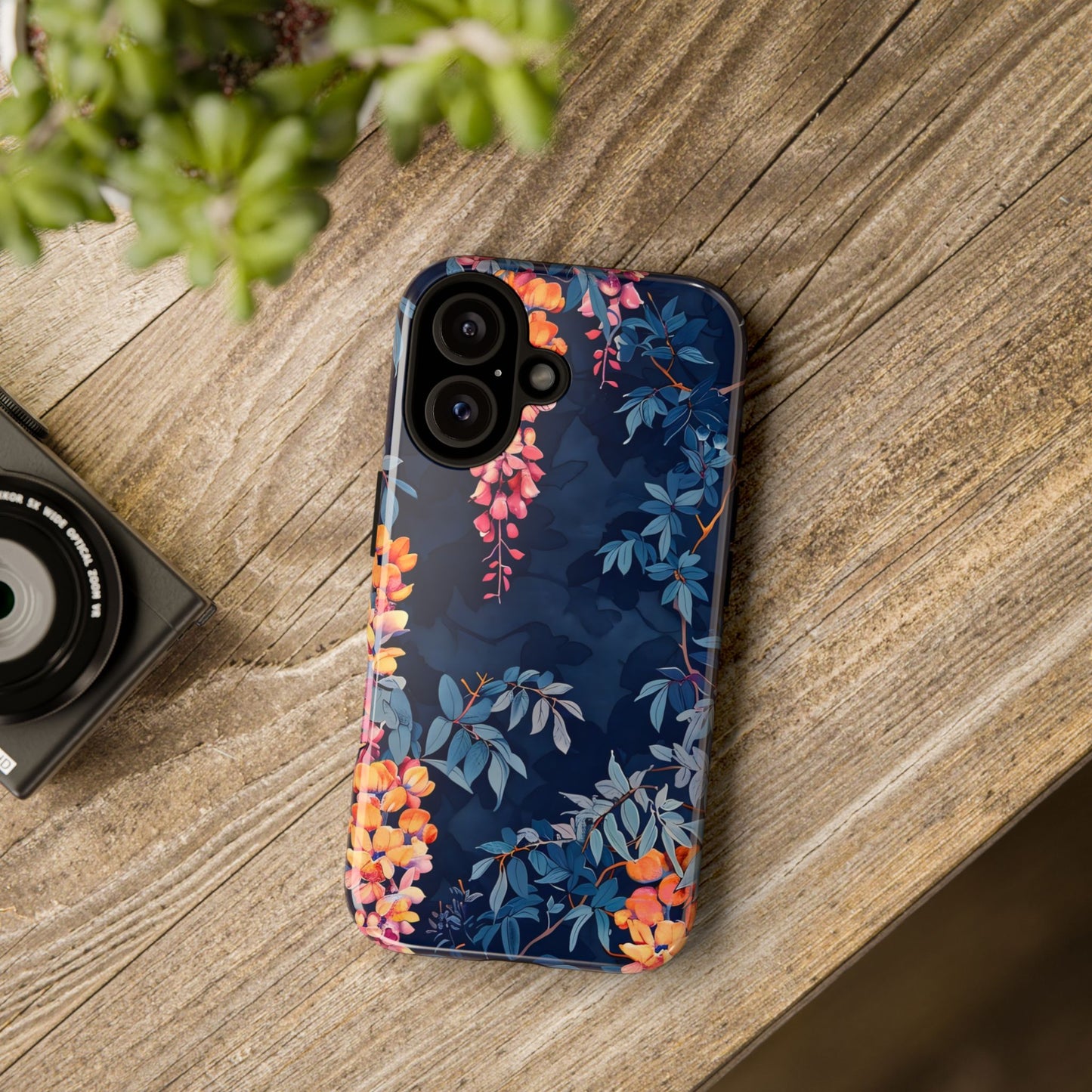 Floral iPhone Case, Tough Phone Cover, Gift for Her, Nature Lover Accessory, Spring Decor, Unique Floral Design
