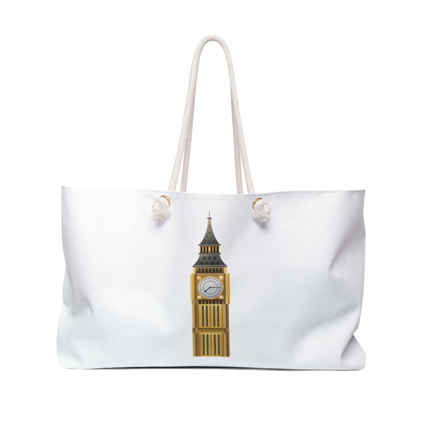 London Big Ben Weekender Bag - Travel Tote, Beach Bag, Vacation Bag, Overnight Bag, Gym Bag