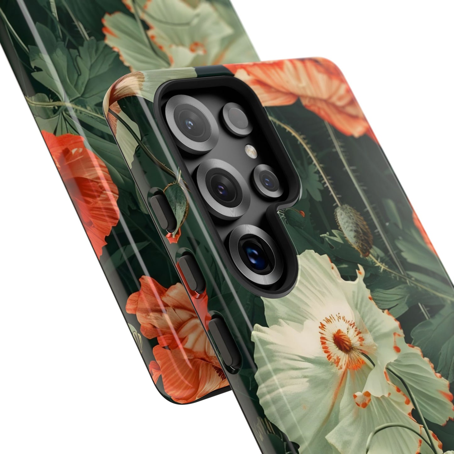 Floral Phone Case - Tough Cases, Botanical Design, Gift for Friends, Trendy Mobile Cover, Personalized Phone Accessory