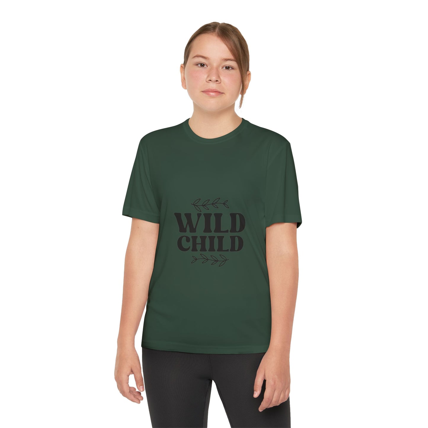 Wild Child -Youth Competitor Tee - Playful Athletic Shirt for Adventurous Kids