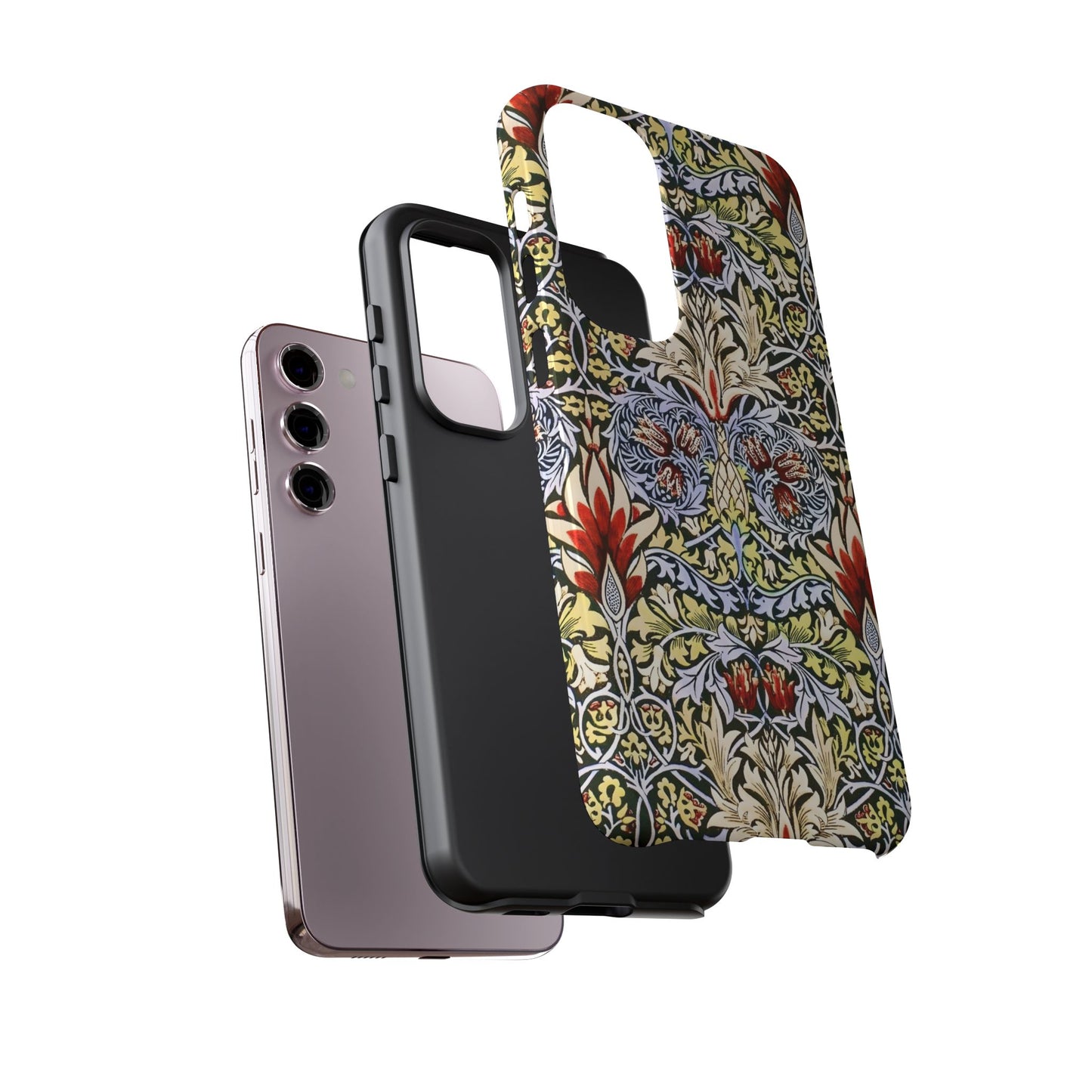 Stylish Phone Case - Floral Design, Tough Cases, Gift for Her, Phone Accessories, Trendy Tech, Unique Cell Phone Cover