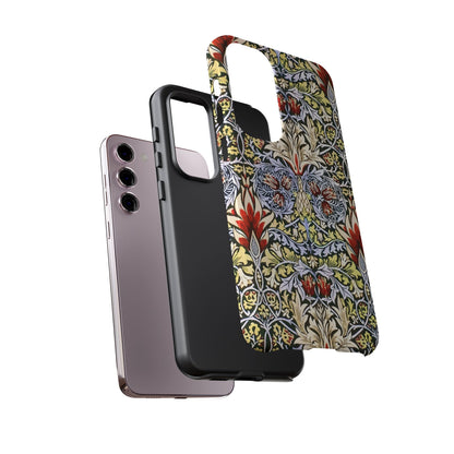 Stylish Phone Case - Floral Design, Tough Cases, Gift for Her, Phone Accessories, Trendy Tech, Unique Cell Phone Cover