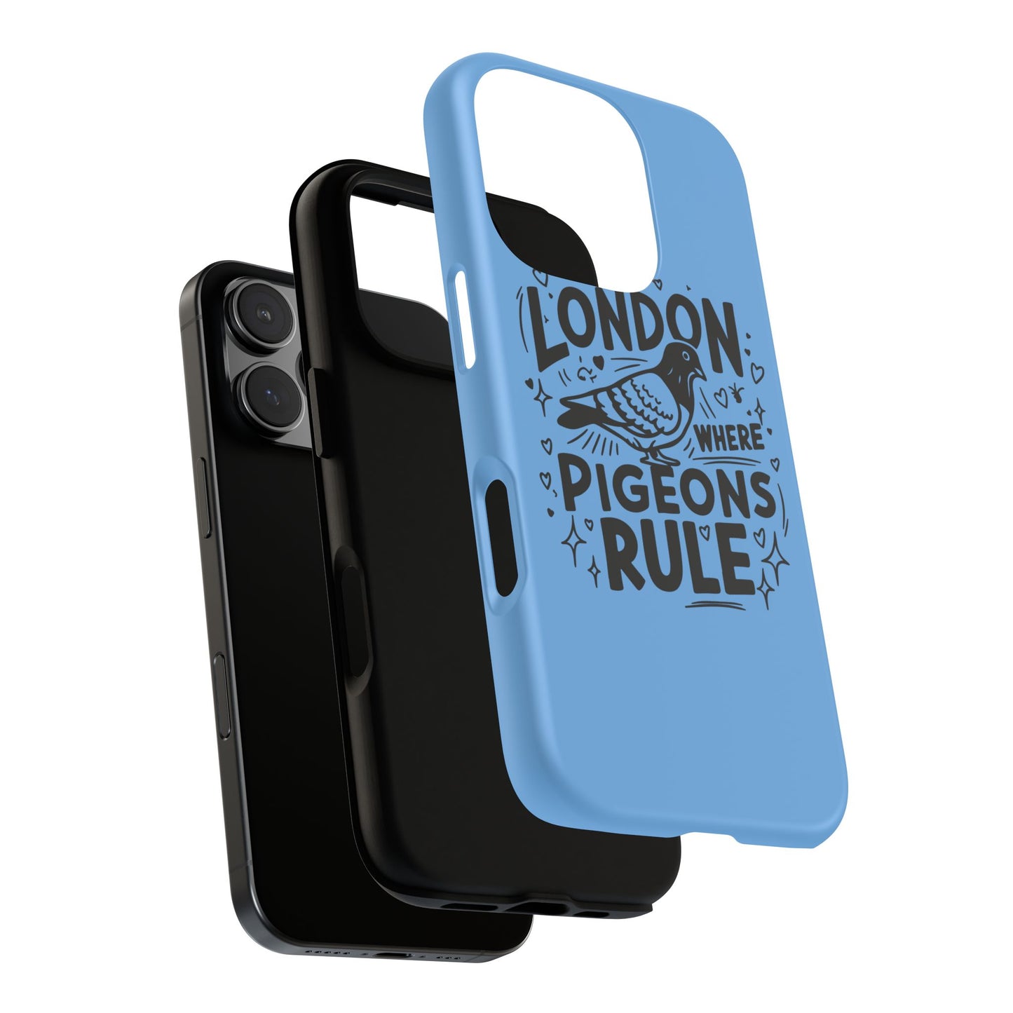 London Pigeon Phone Case, Urban Art Accessory, Tough Phone Cover, Gift for Bird Lovers, London Souvenir, Unique Cell Phone Case