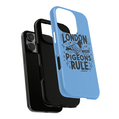London Pigeon Phone Case, Urban Art Accessory, Tough Phone Cover, Gift for Bird Lovers, London Souvenir, Unique Cell Phone Case