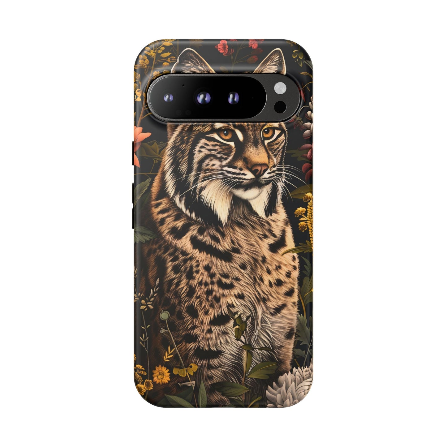 Wildlife Phone Case with Lynx Design, Tough Cases, Animal Lovers Gift, Nature Inspired Accessories, Unique Tech Protection