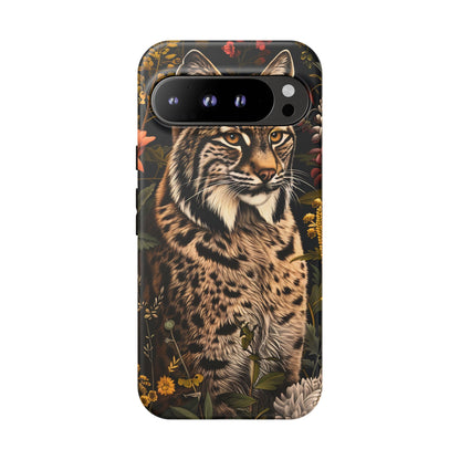 Wildlife Phone Case with Lynx Design, Tough Cases, Animal Lovers Gift, Nature Inspired Accessories, Unique Tech Protection
