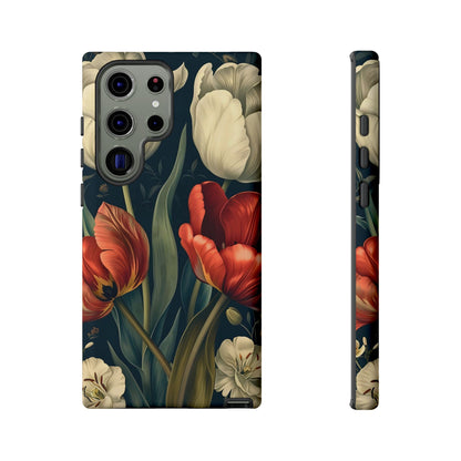 White Flower Tough Cases