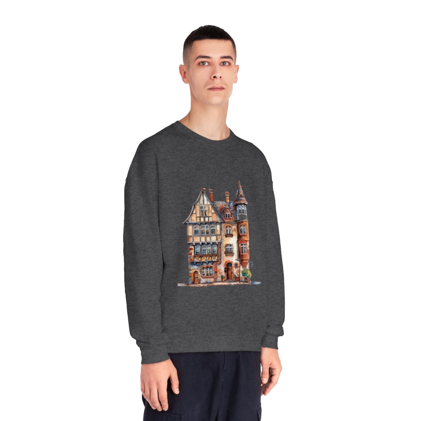 Unisex NuBlend® Crewneck Sweatshirt - Charming British House
