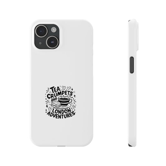 Charming Slim Phone Cases for Tea Lovers | Unique London Adventures | Fun Gift for Friends, Trendy Accessories, Travel Enthusiasts, [...]