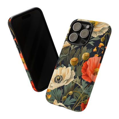Floral Phone Case - Tough Cases with Vibrant Garden Design, Phone Accessory, Gift for Her, Spring Style, Nature Lover