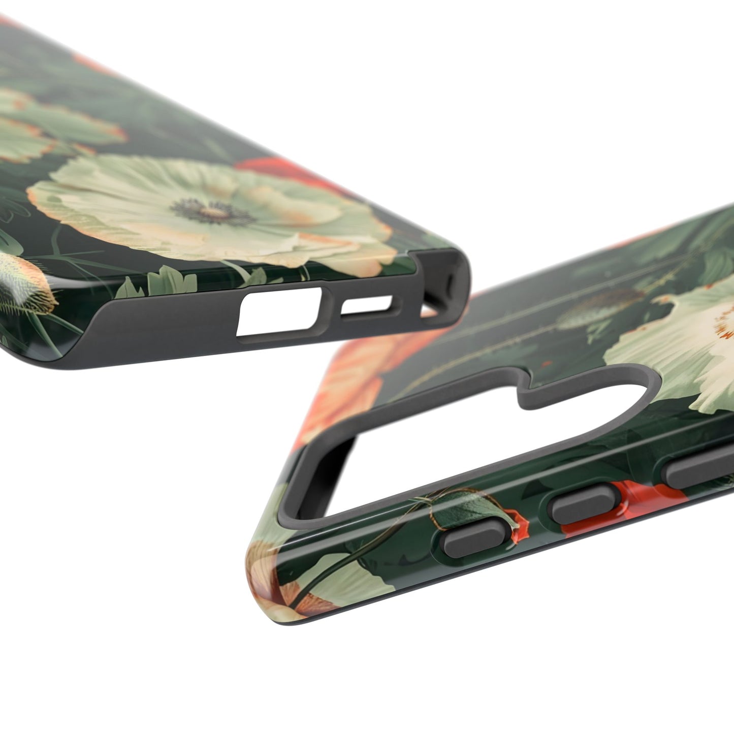 Floral Phone Case - Tough Cases, Botanical Design, Gift for Friends, Trendy Mobile Cover, Personalized Phone Accessory