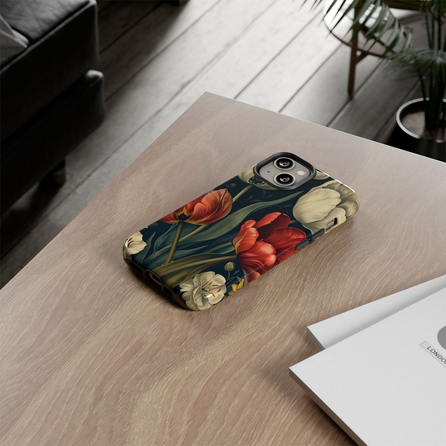 White Flower Tough Cases