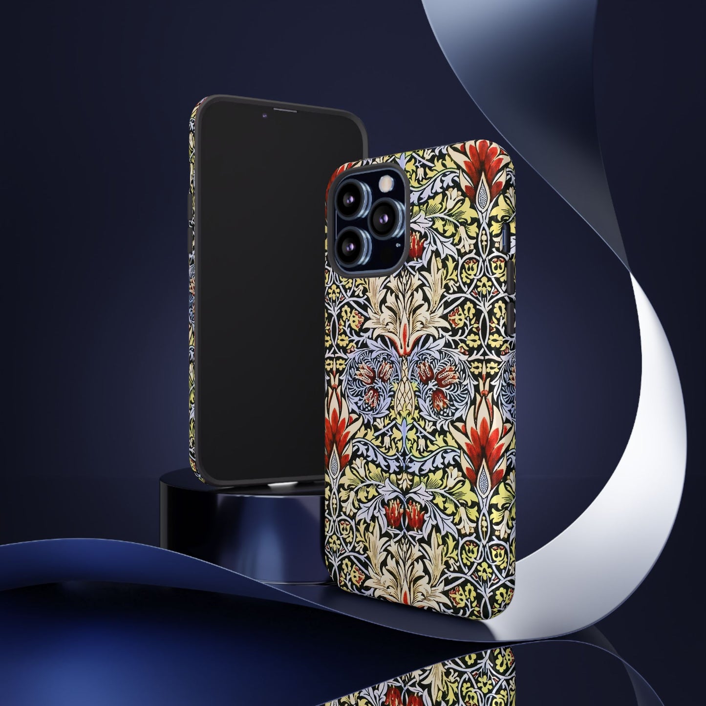 Stylish Phone Case - Floral Design, Tough Cases, Gift for Her, Phone Accessories, Trendy Tech, Unique Cell Phone Cover