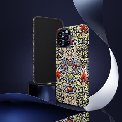 Stylish Phone Case - Floral Design, Tough Cases, Gift for Her, Phone Accessories, Trendy Tech, Unique Cell Phone Cover