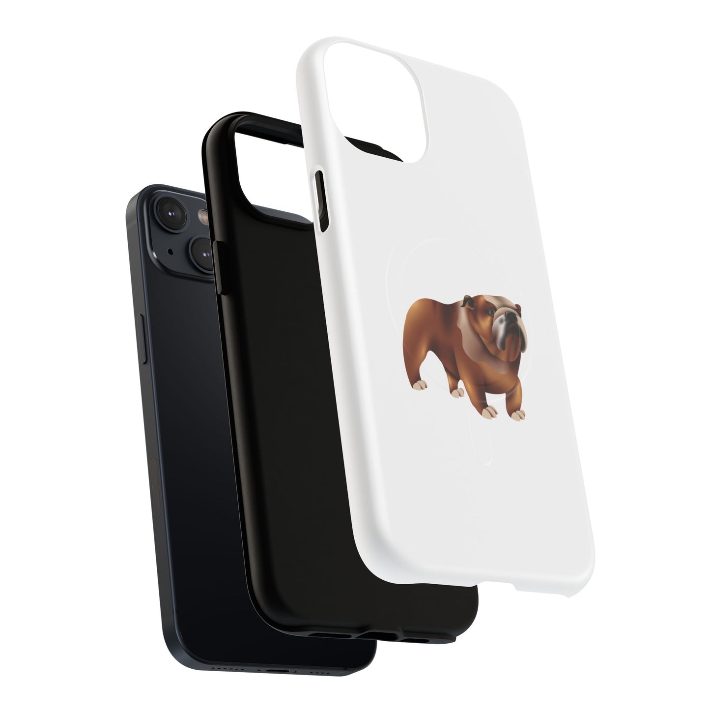 Custom Bulldog Tough Magnetic Case for iPhone, Pet Lover Gift, Durable Phone Protection, Unique Bulldog Design, Dog Owner Accessories