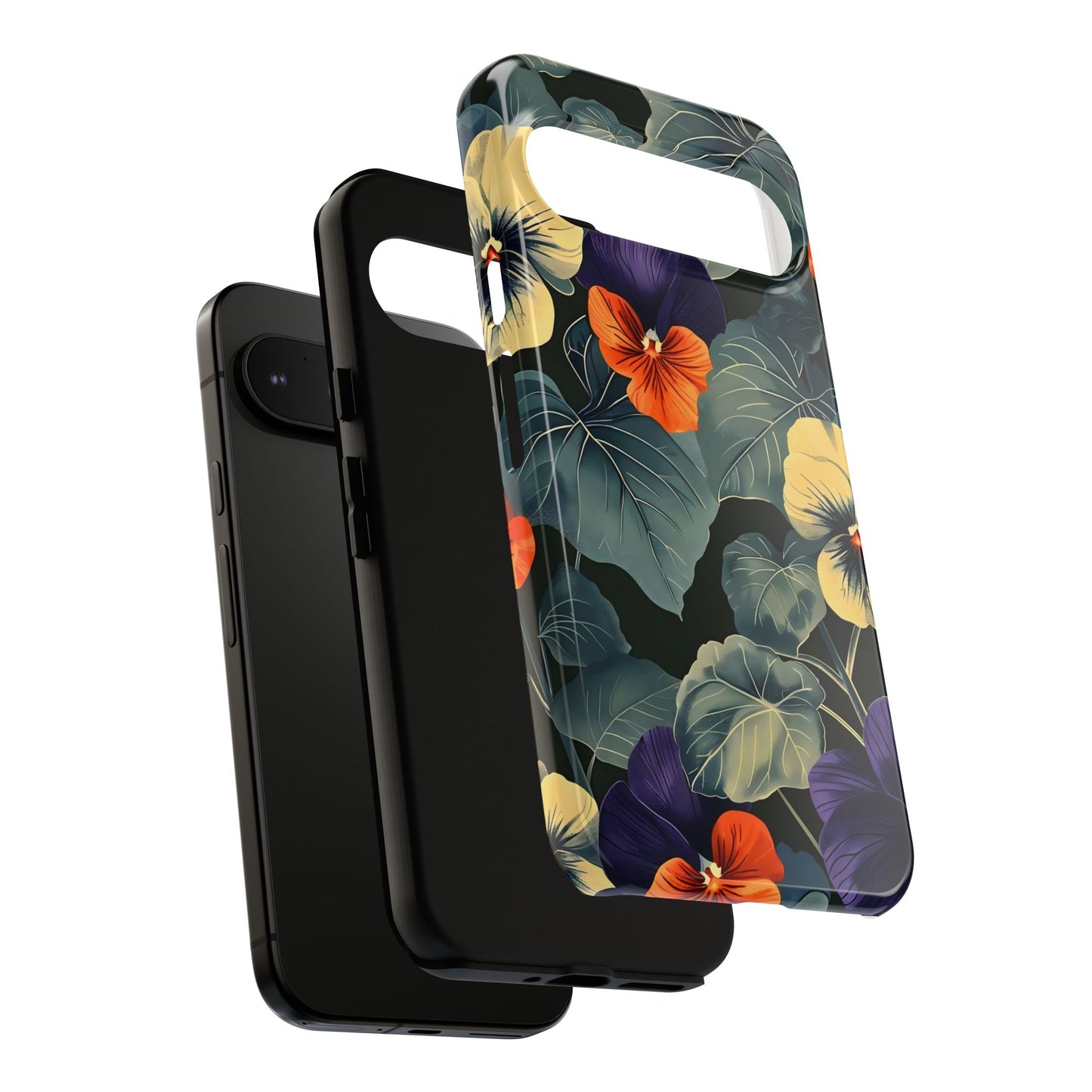 Tough Cases Floral iPhone Case, Tough Phone Cover, Stylish Floral Design, Gift for Her, Summer Vibe, Durable Protective Case