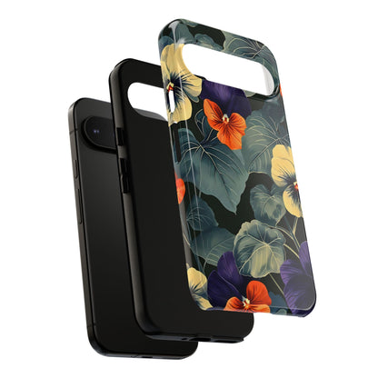 Tough Cases Floral iPhone Case, Tough Phone Cover, Stylish Floral Design, Gift for Her, Summer Vibe, Durable Protective Case