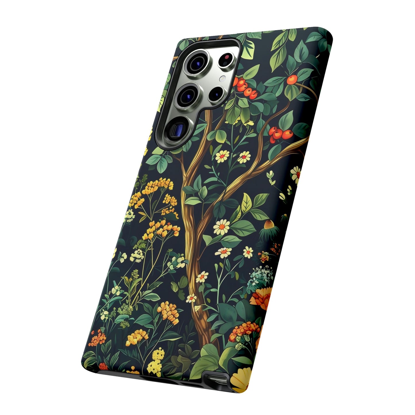 Floral iPhone Case, Nature Inspired Tough Case, Botanical Phone Cover, Eco-Friendly Gift, Unique Floral Design