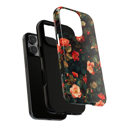 Floral Phone Case - Elegant Floral Design, Tough Protective Case, Perfect Gift for Her, Trendy Phone Accessories, Mother’s Day, Birthday