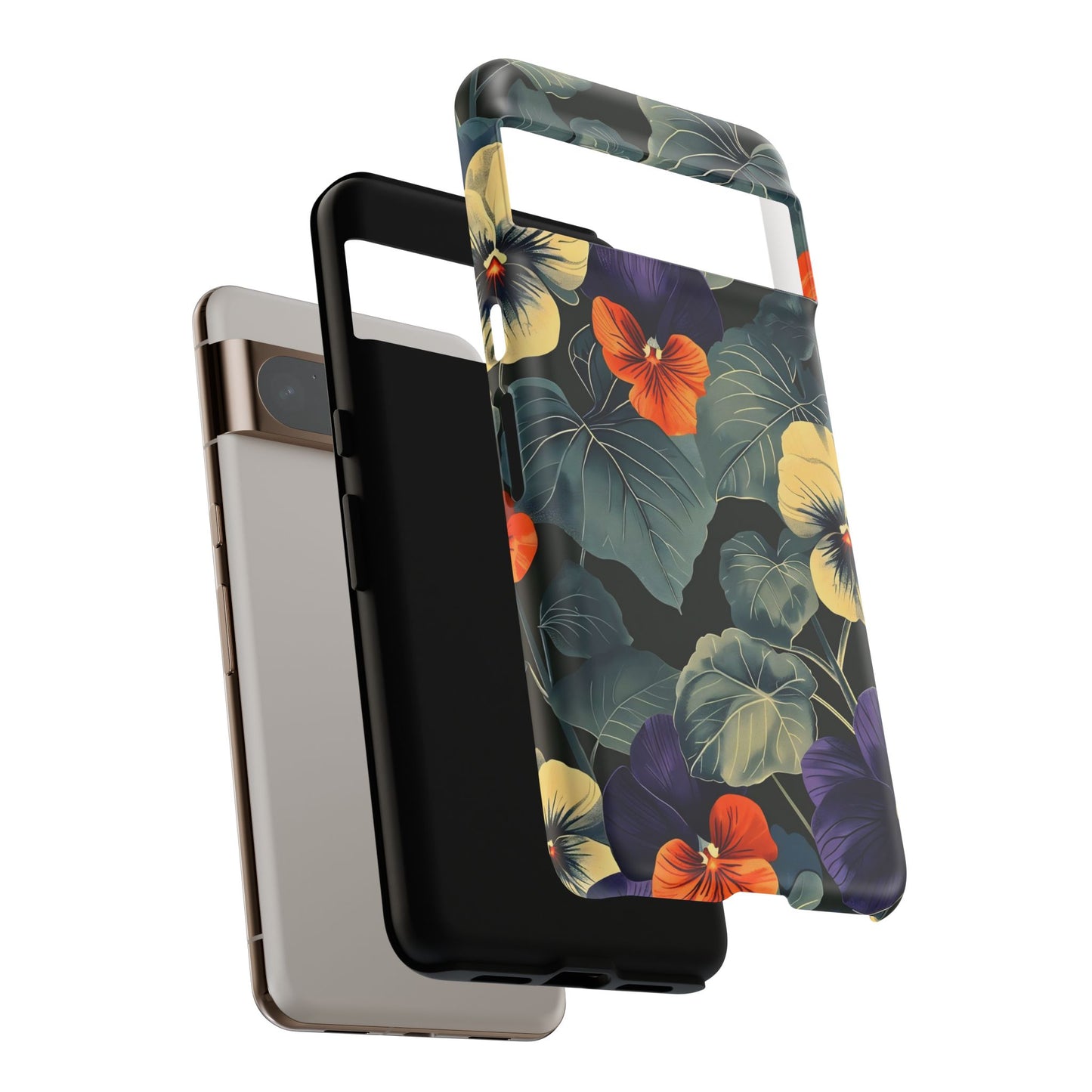 Tough Cases Floral iPhone Case, Tough Phone Cover, Stylish Floral Design, Gift for Her, Summer Vibe, Durable Protective Case