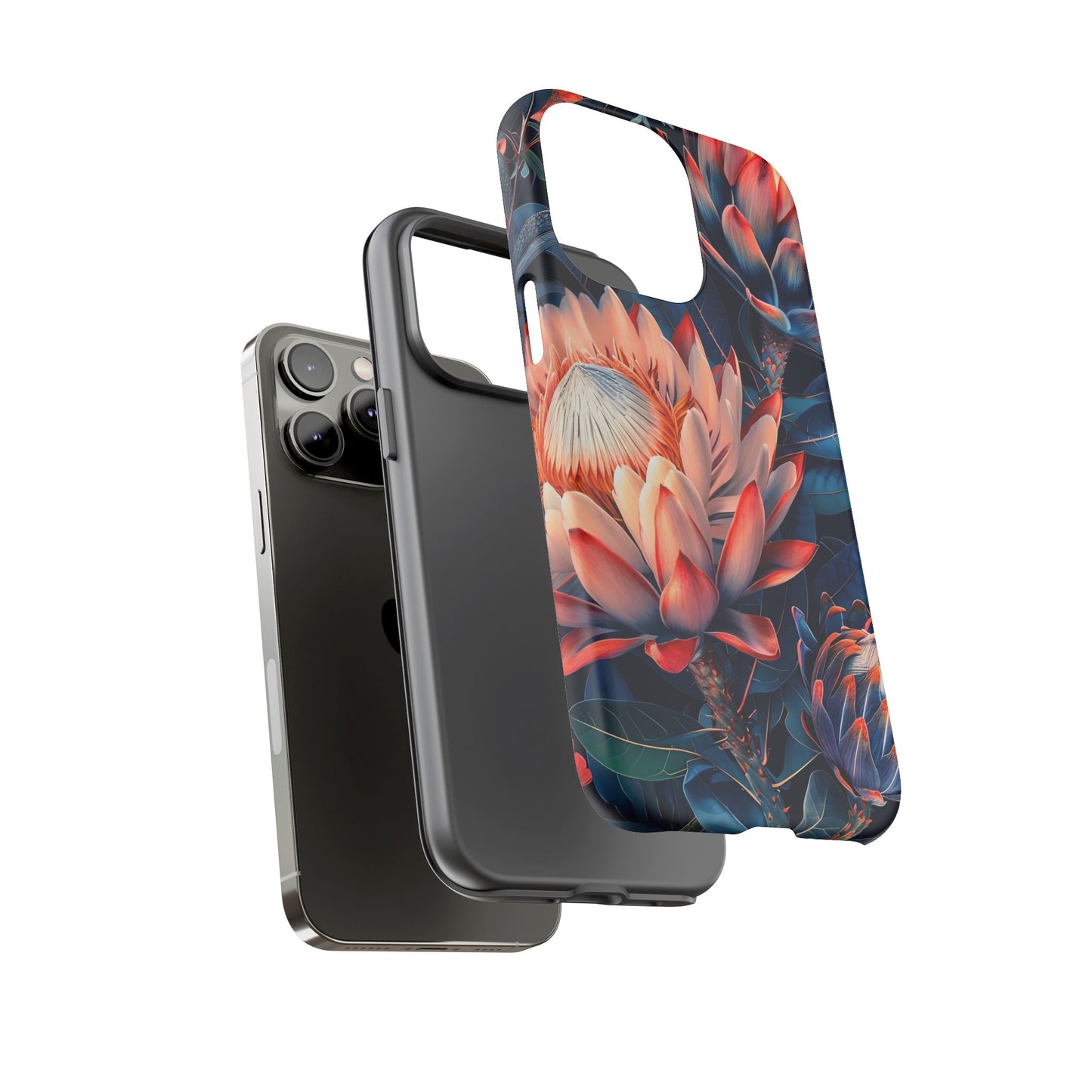 Floral Phone Case | Tough Cases, Floral Design, Phone Accessory, Gift for Her, Customizable Case, Nature Lover Gift