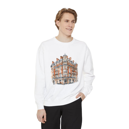 Unisex Garment-Dyed Sweatshirt - British Historic Building