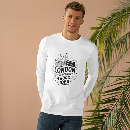 Men’s Base Longsleeve Tee - London is always a good idea