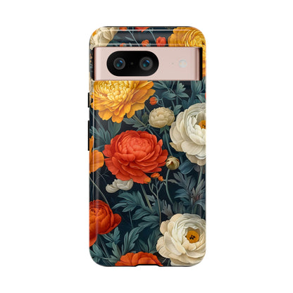 Floral Tough Case for Phones | Durable Floral Phone Cover, Boho Chic, Unique Gift for Her, Phone Protection, Flower Design