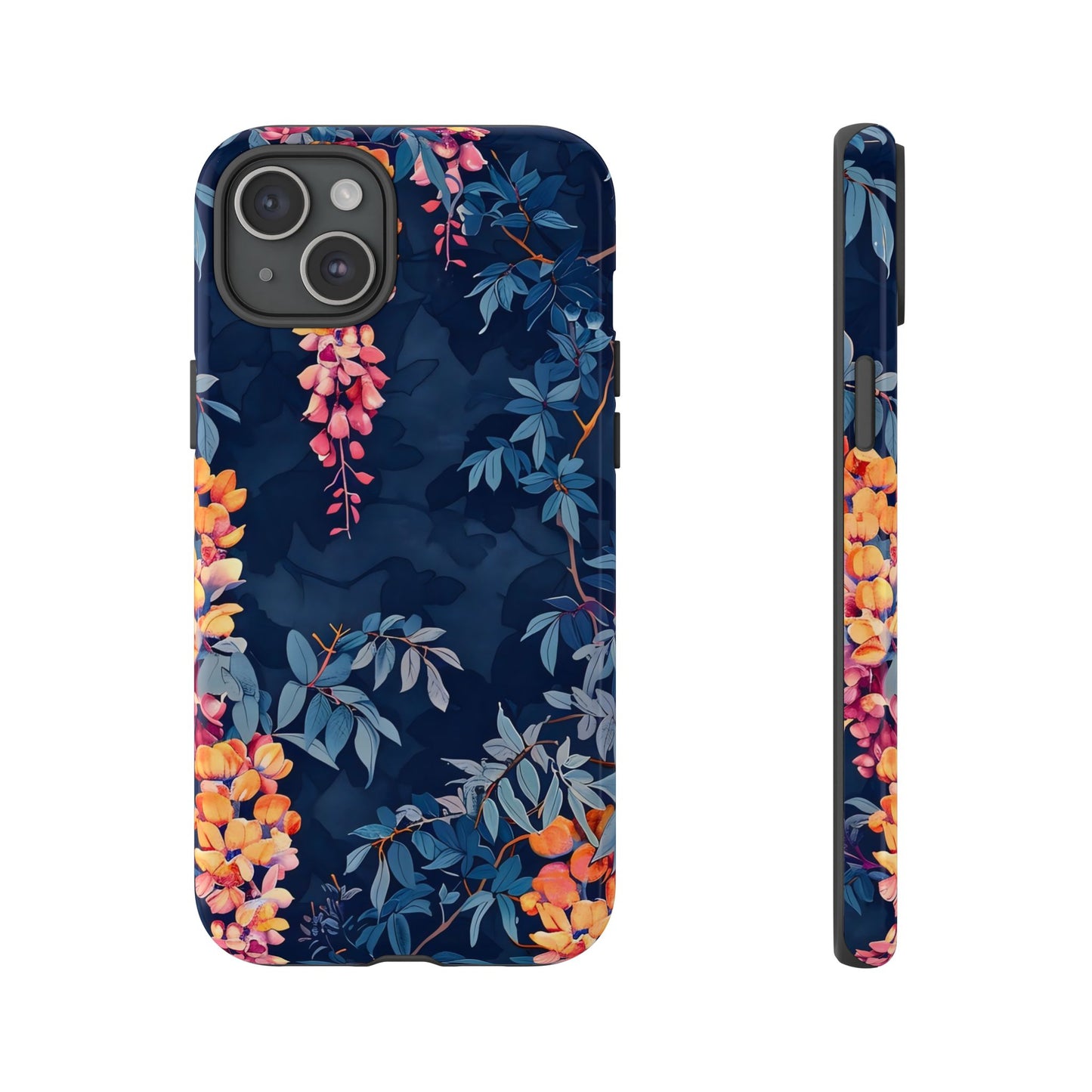 Floral iPhone Case, Tough Phone Cover, Gift for Her, Nature Lover Accessory, Spring Decor, Unique Floral Design