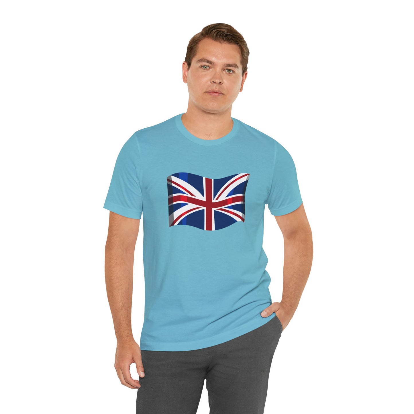 Unisex Jersey Short Sleeve Tee - UK Flag - Union Jack Artwork