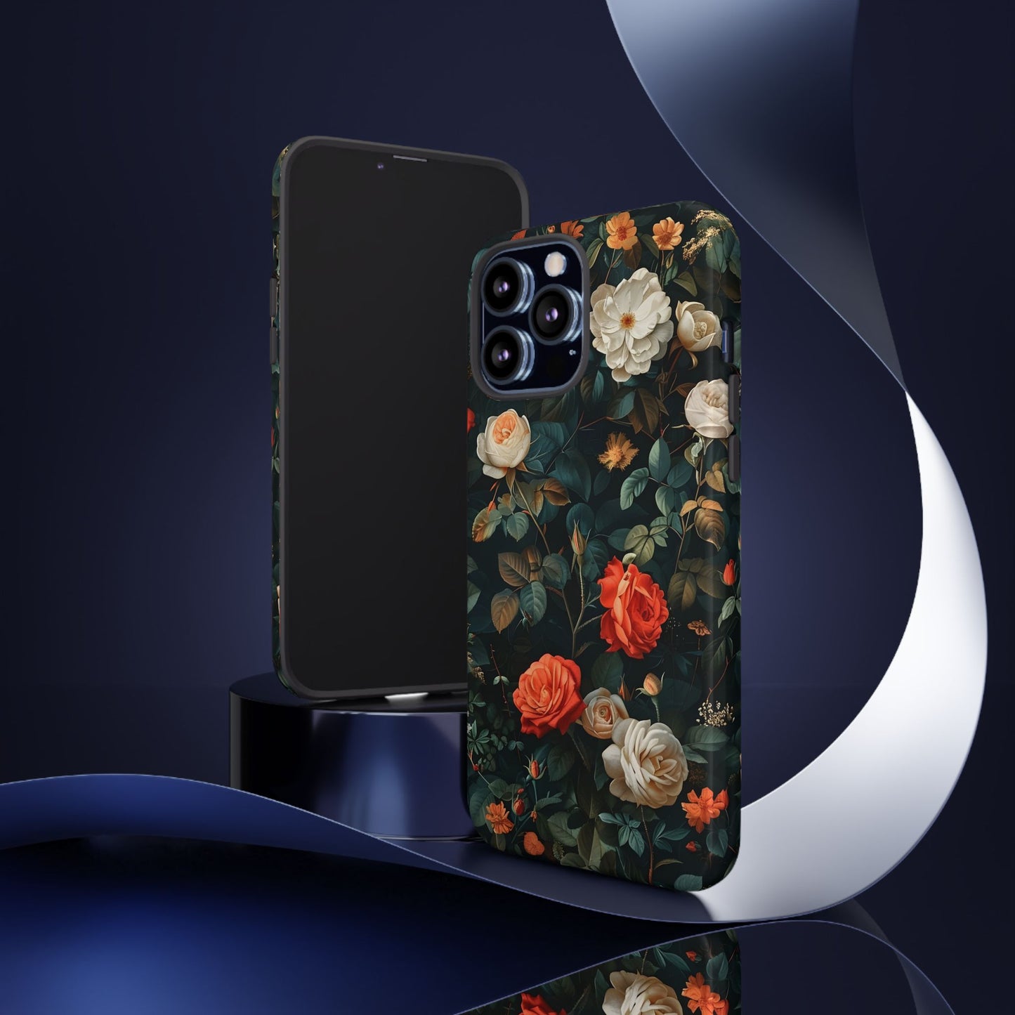Floral Phone Case | Tough Cases with Elegant Design | Gift for Her, Mother's Day, Birthdays, Personalized, Trendy Tech Accessories