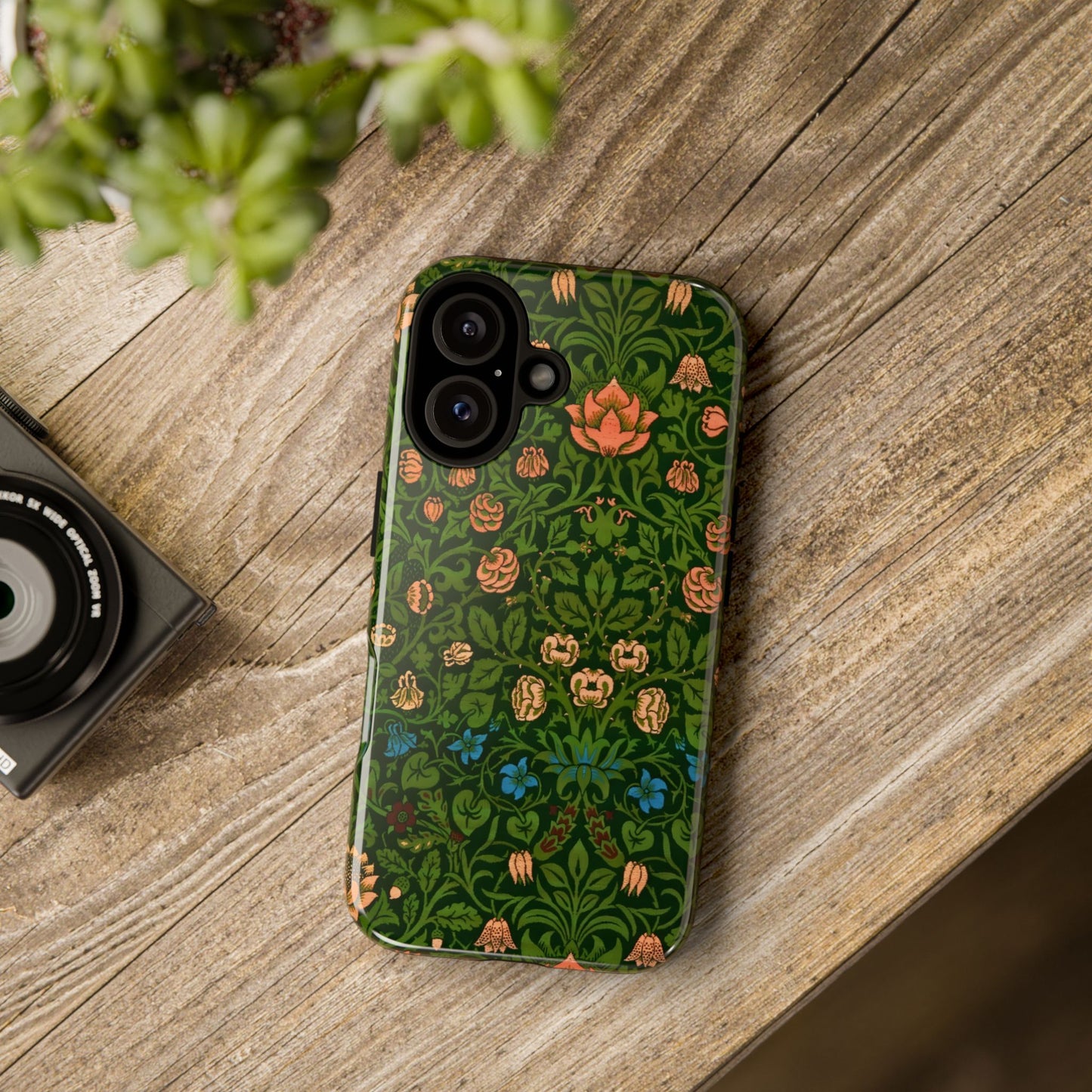 Crimson Leaf Whirl – Phone Case - Tough Cases