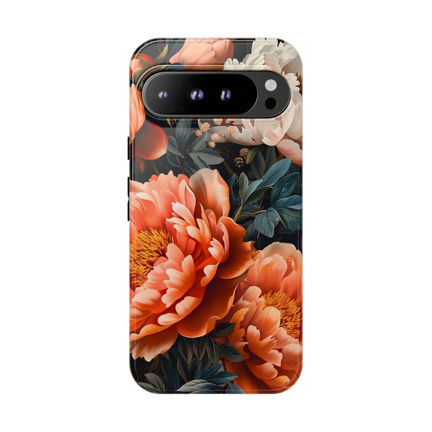 Floral Phone Case - Tough Cases, Durable Cover, Flower Design, Unique Gift, Phone Accessories