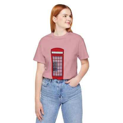 Unisex Jersey Short Sleeve Tee - British Public Telephone