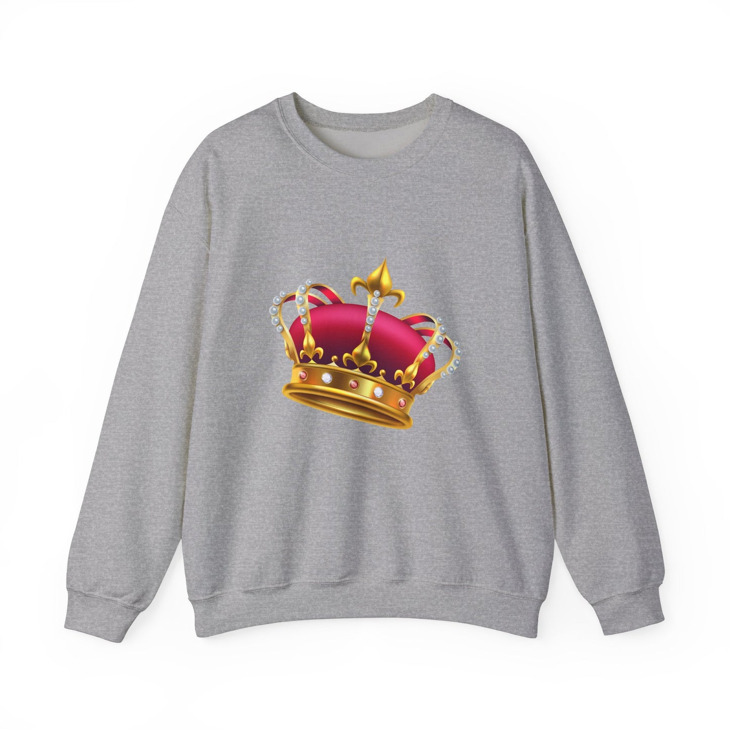 Unisex Heavy Blend™ Crewneck Sweatshirt Trendy - British Royal Crown