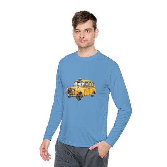 Unisex Lightweight Long Sleeve Tee -  British Vintage Car - Classic Elegance and Timeless Style
