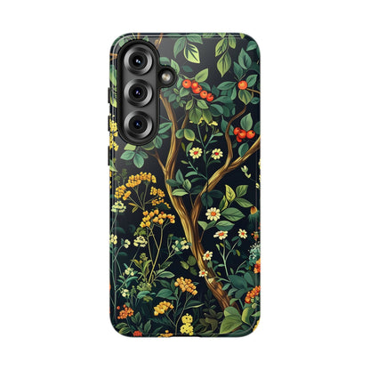 Floral iPhone Case, Nature Inspired Tough Case, Botanical Phone Cover, Eco-Friendly Gift, Unique Floral Design