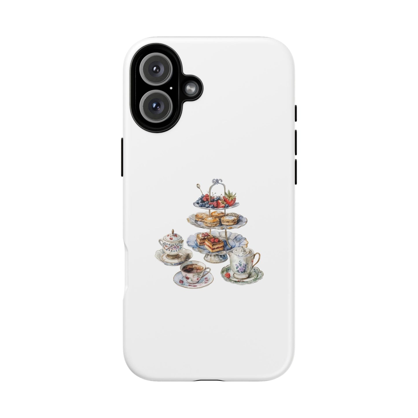 Chic Tea Party Phone Case - Stylish Tough Cases for Tea Lovers