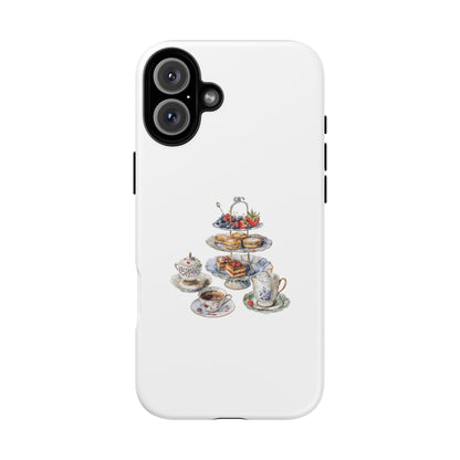 Chic Tea Party Phone Case - Stylish Tough Cases for Tea Lovers