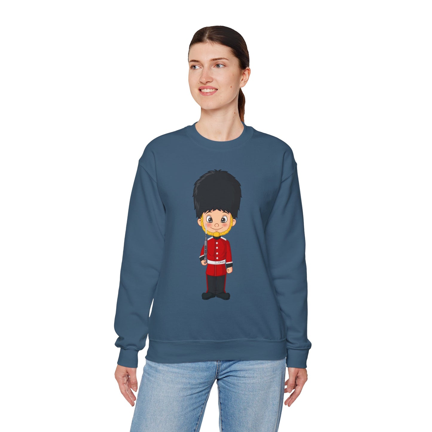 Unisex Heavy Blend™ Crewneck Sweatshirt - Guarding Tradition - The British Redcoat