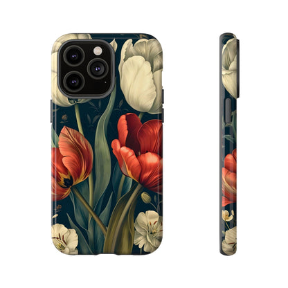White Flower Tough Cases