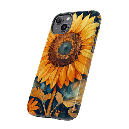 Sunflower Phone Case - Floral Design for Nature Lovers, Cute Spring Accessory, Gift for Her, Eco-Friendly Cover